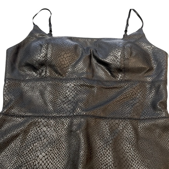 NWOT bebe Vegan Leather Midi Dress - Picture 8 of 16